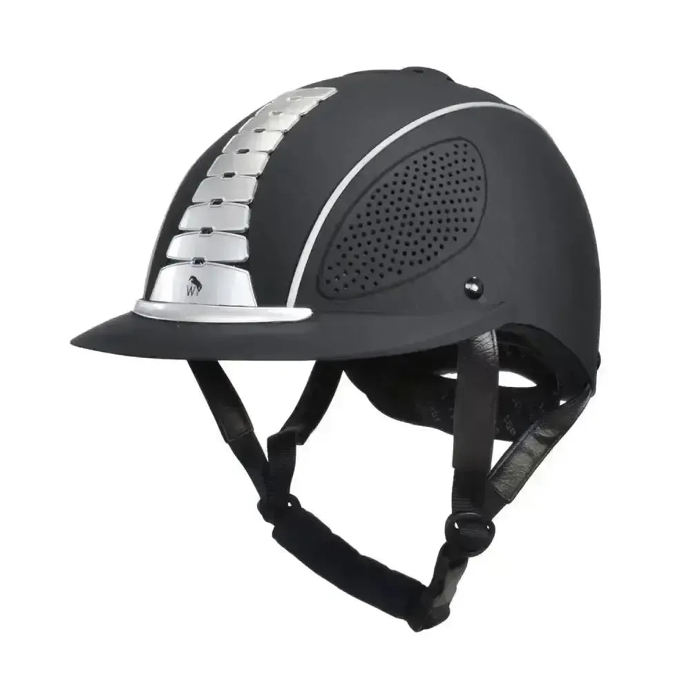 John Whitaker Horizon Adjustable Riding Hat-Adjustable Riding Hats-John Whitaker-Black-Small (50 - 54)-Horsey Shopping