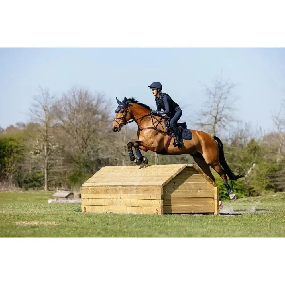 Lemieux 3D Mesh Self-Cool Eurojump Square Navy-Saddle Pads-Lemieux-Navy-Small/Medium-Horsey Shopping