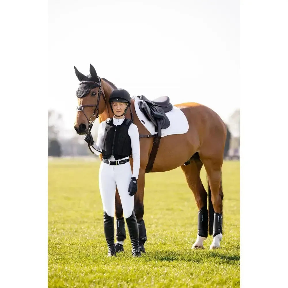 Lemieux 3D Mesh Self-Cool Eurojump Square White-Saddle Pads-Lemieux-White-Small/Medium-Horsey Shopping