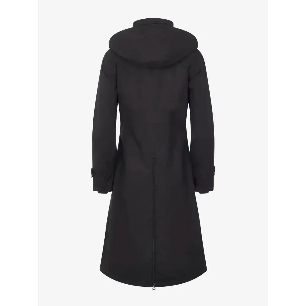 Lemieux Amelie Waterproof Lightweight Riding Coat Black-Outdoor Coats & Jackets-Lemieux-UK 6-Black-Horsey Shopping