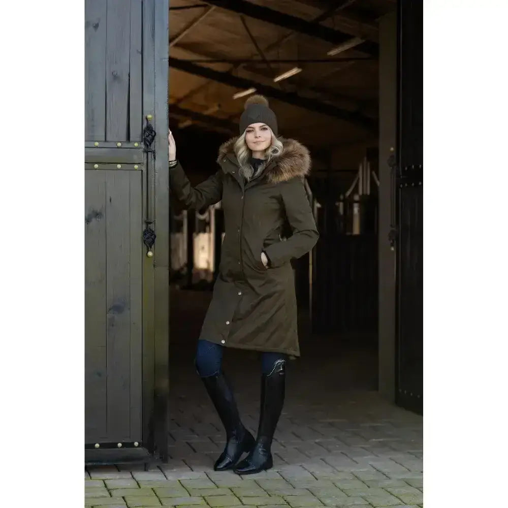 Lemieux Anya Waterproof Riding Coat Alpine-Outdoor Coats & Jackets-Lemieux-UK 6-Alpine-Horsey Shopping