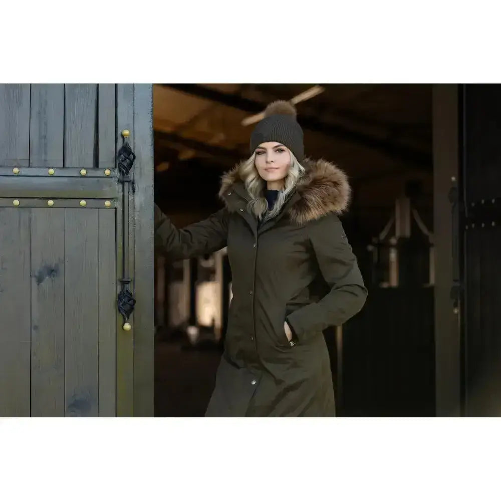 Lemieux Anya Waterproof Riding Coat Alpine-Outdoor Coats & Jackets-Lemieux-UK 6-Alpine-Horsey Shopping
