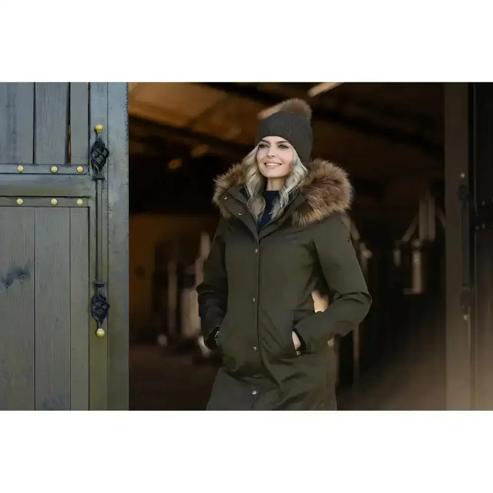 Lemieux Anya Waterproof Riding Coat Alpine-Outdoor Coats & Jackets-Lemieux-UK 6-Alpine-Horsey Shopping