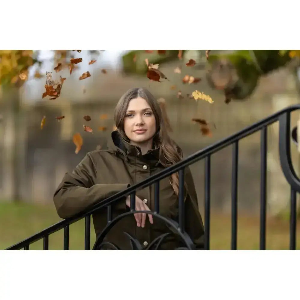 Lemieux Anya Waterproof Riding Coat Alpine-Outdoor Coats & Jackets-Lemieux-UK 6-Alpine-Horsey Shopping