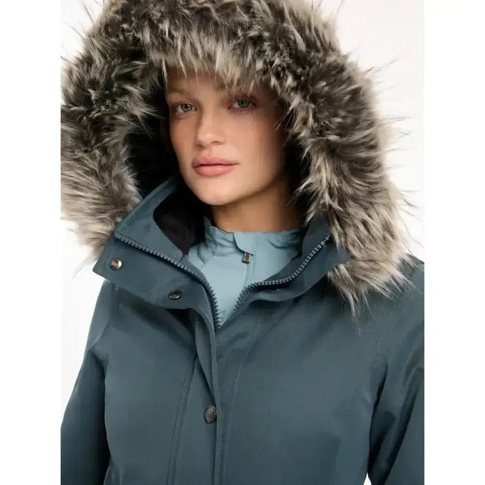 Lemieux Anya Waterproof Riding Coat Petrol-Outdoor Coats & Jackets-Lemieux-UK 8-Petrol-Horsey Shopping