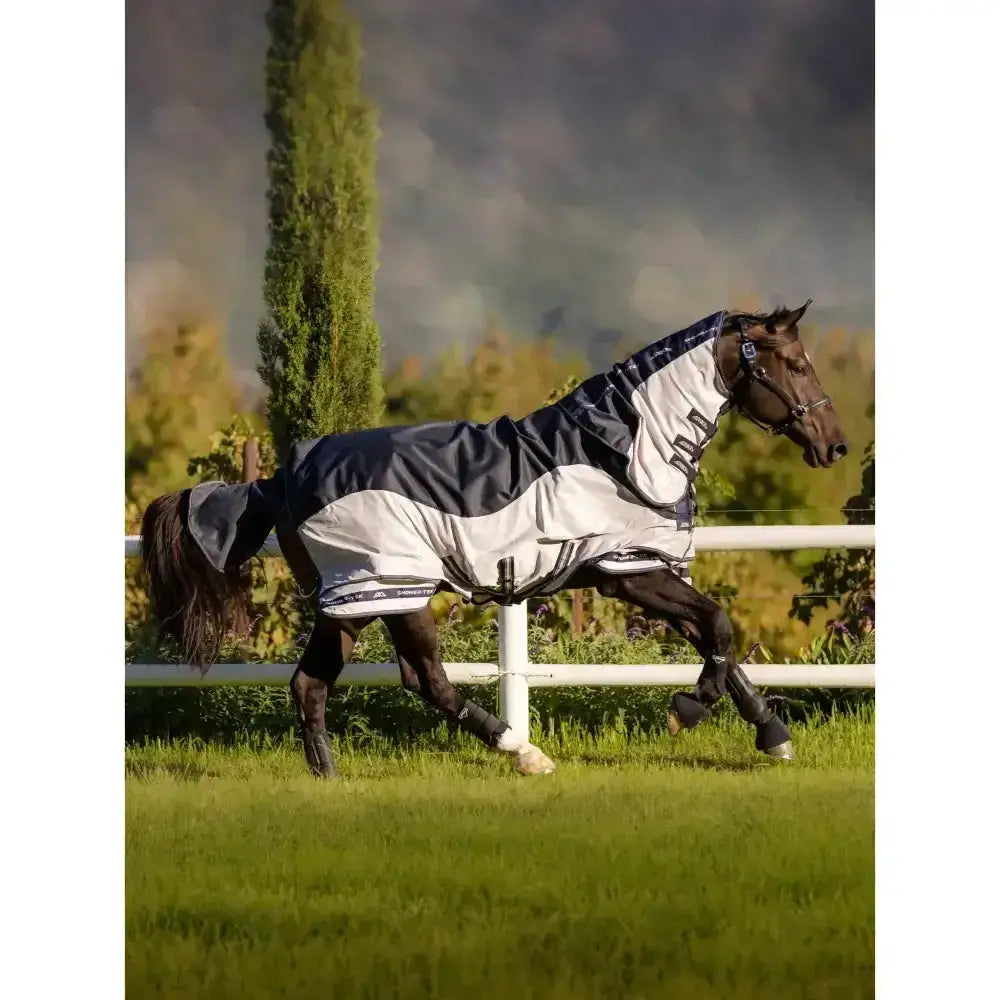 Lemieux Arika Shower-Tek Fly Rug Grey-Waterproof Fly Rugs-Lemieux-5'6"-Horsey Shopping
