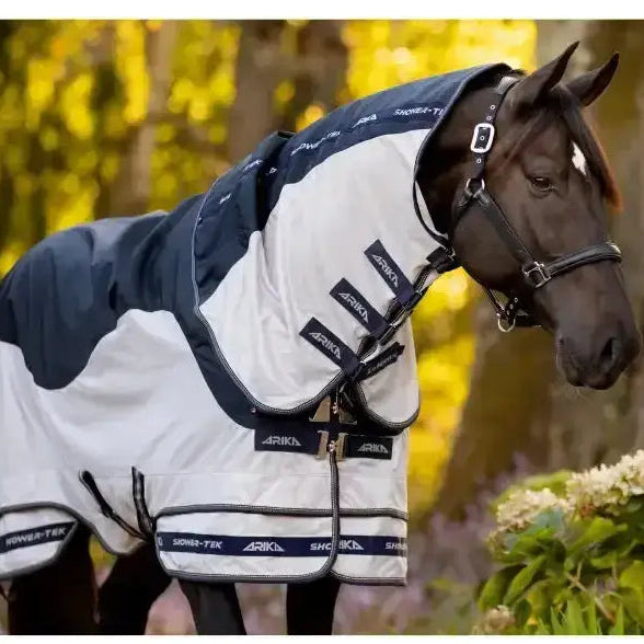 Lemieux Arika Shower-Tek Fly Rug Grey-Waterproof Fly Rugs-Lemieux-5'6"-Horsey Shopping