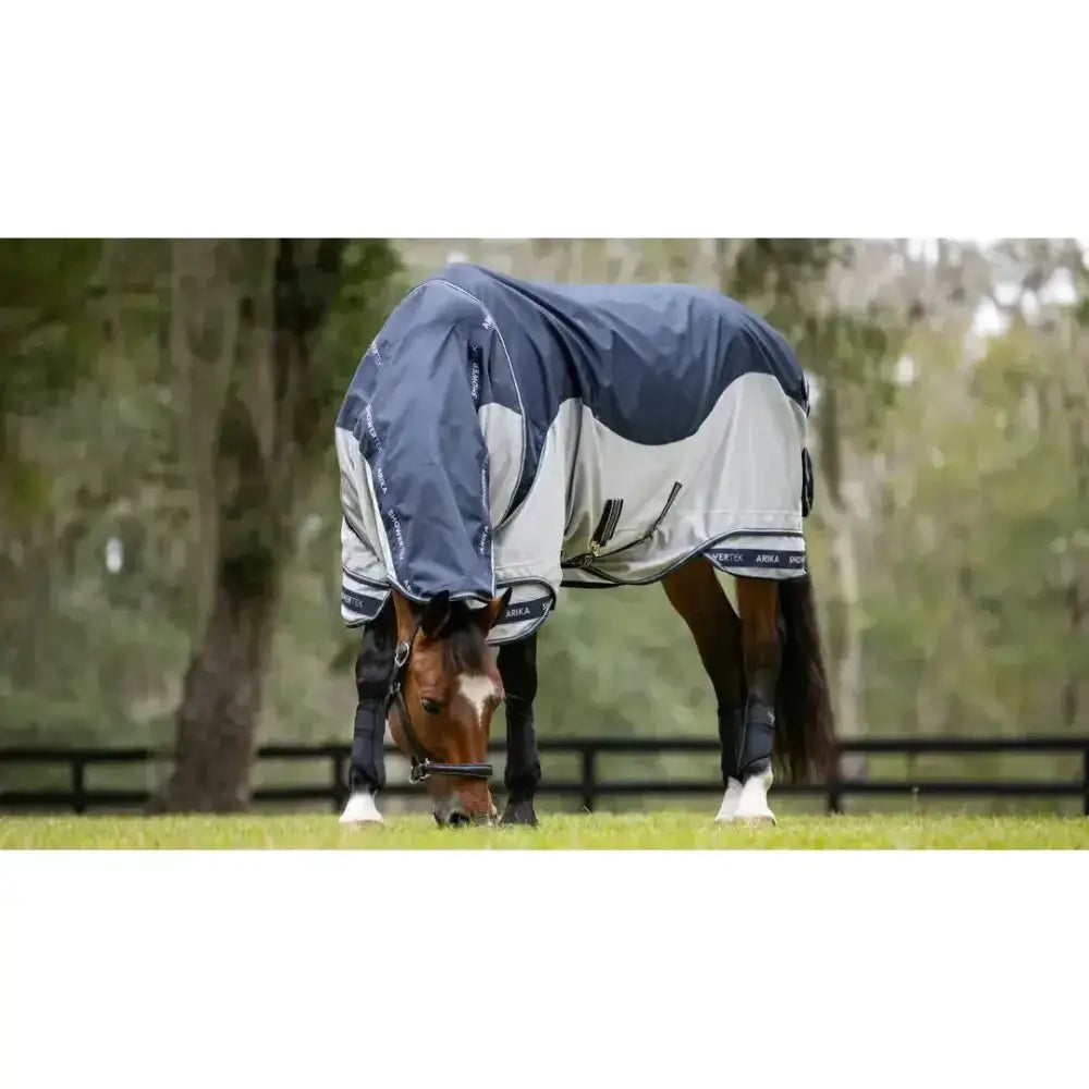 Lemieux Arika Shower-Tek Fly Rug Navy-Waterproof Fly Rugs-Lemieux-5'6"-Horsey Shopping