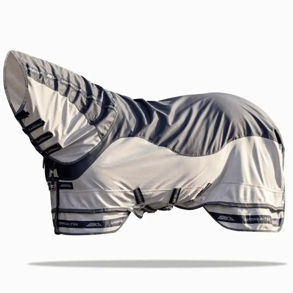 Lemieux Arika Shower-Tek Fly Rug Navy-Waterproof Fly Rugs-Lemieux-5'6"-Horsey Shopping