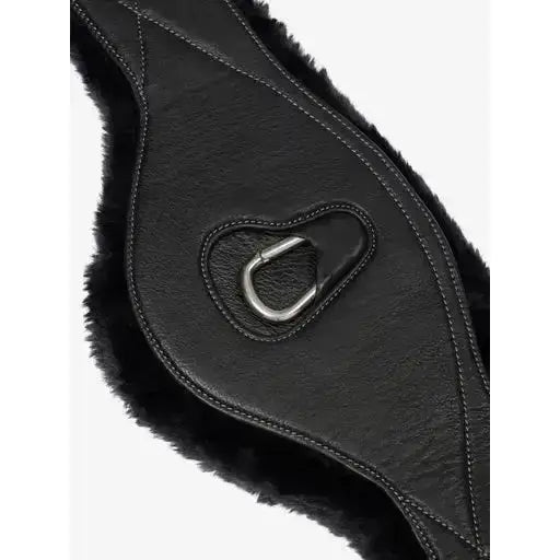 Lemieux Arika Simuwool Contoured Long Girth Black-Girths-Lemieux-105cm-Black-Horsey Shopping