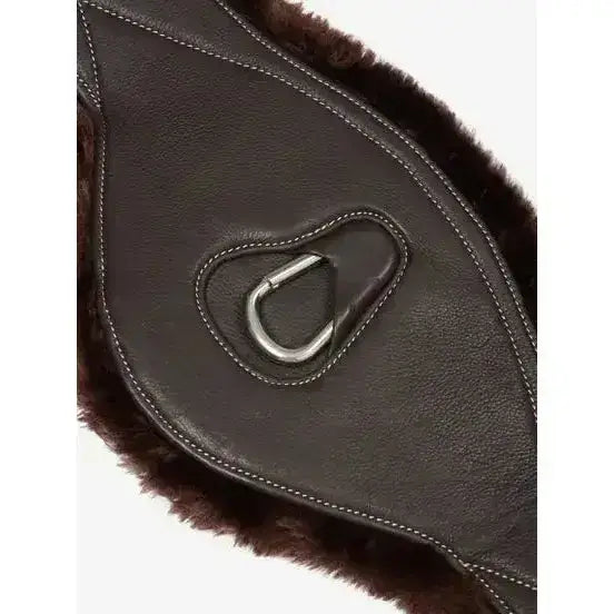 Lemieux Arika Simuwool Contoured Long Girth Brown-Girths-Lemieux-105cm-Brown-Horsey Shopping