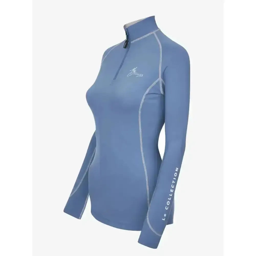 Lemieux Base Layer Ice Blue-Base Layers-Lemieux-4 (Xx Small)-Horsey Shopping