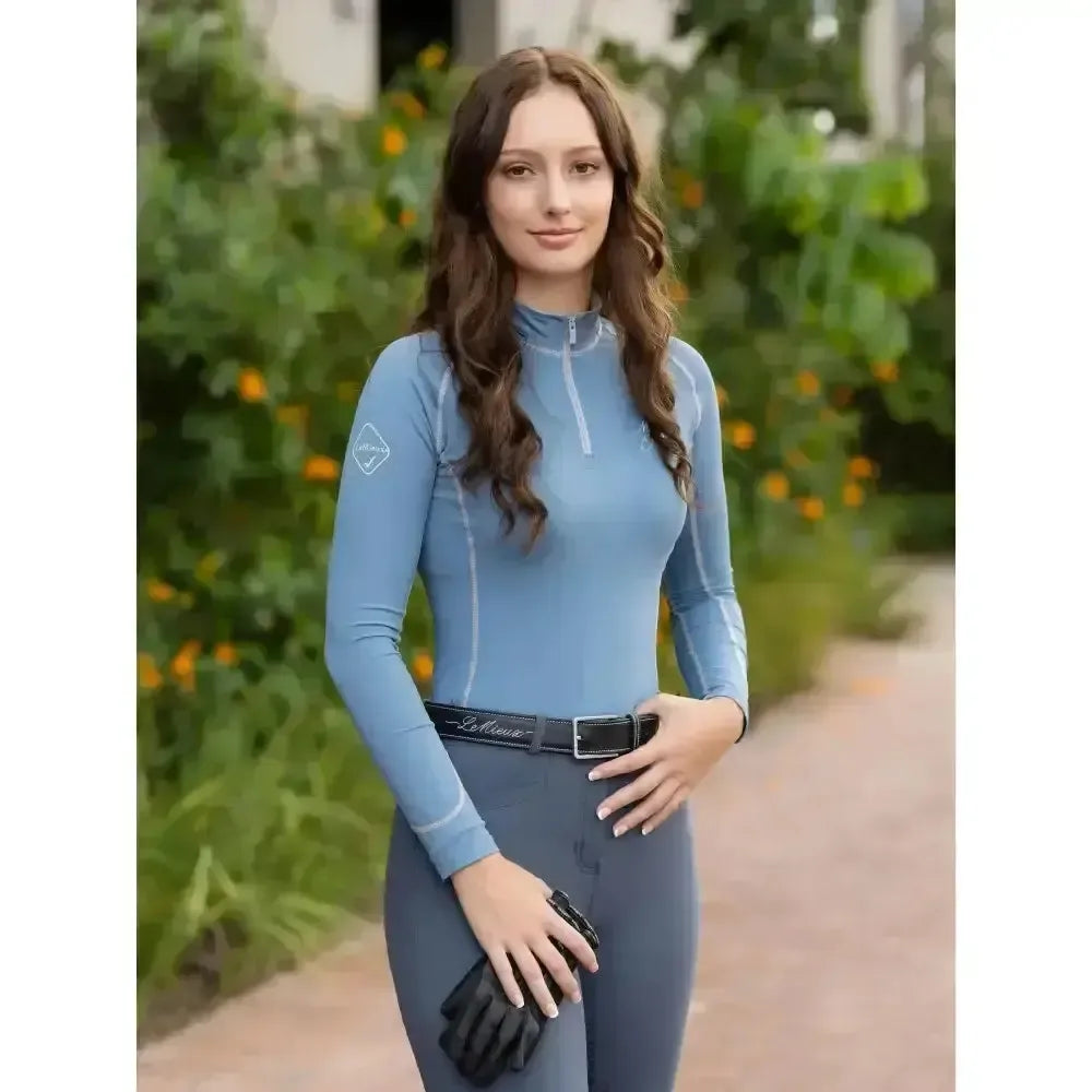 Lemieux Base Layer Ice Blue-Base Layers-Lemieux-4 (Xx Small)-Horsey Shopping