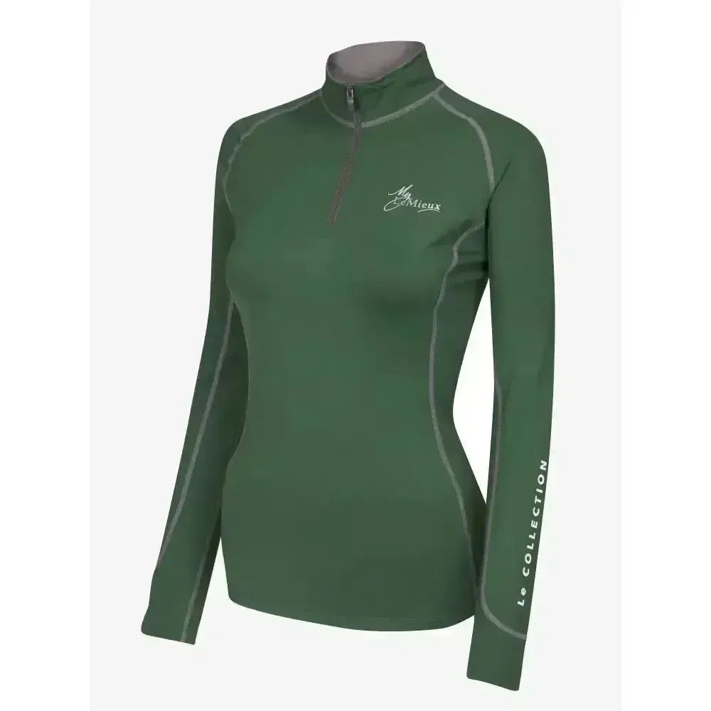 Lemieux Base Layers Hunter Green-Base Layers-Lemieux-4 (Xx Small)-Horsey Shopping