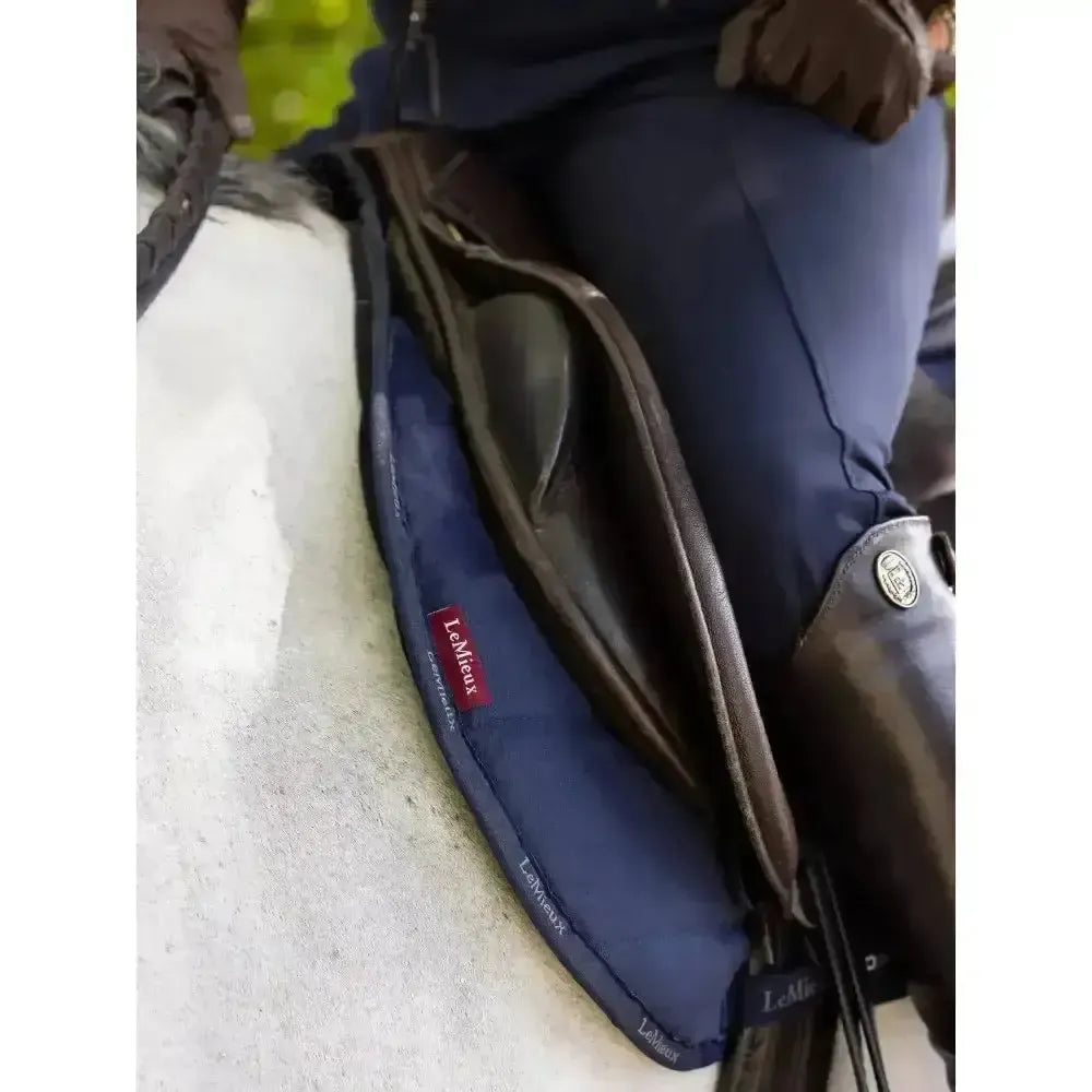 Lemieux Dressage Work Pad Navy-Dressage Saddle Pads-Lemieux-Navy-Large-Horsey Shopping