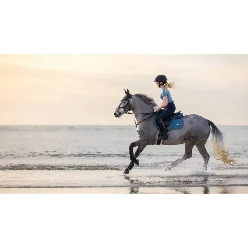 Lemieux Earth Close Contact Square Ocean-Saddle Pads-Lemieux-Large-Ocean-Horsey Shopping