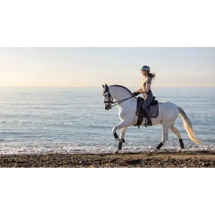 Lemieux Earth Dressage Square Moss-Dressage Saddle Pads-Lemieux-Large-Moss-Horsey Shopping