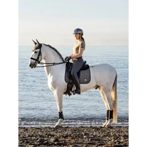 Lemieux Earth Dressage Square Moss-Dressage Saddle Pads-Lemieux-Large-Moss-Horsey Shopping