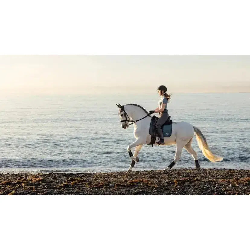 Lemieux Earth Dressage Square Ocean-Dressage Saddle Pads-Lemieux-Large-Ocean-Horsey Shopping