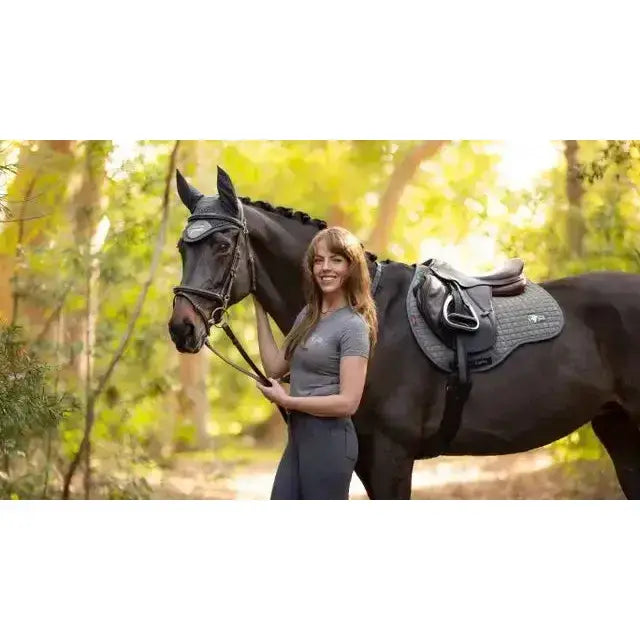 Lemieux Earth GP Square Moss-Saddle Pads-Lemieux-Large-Moss-Horsey Shopping