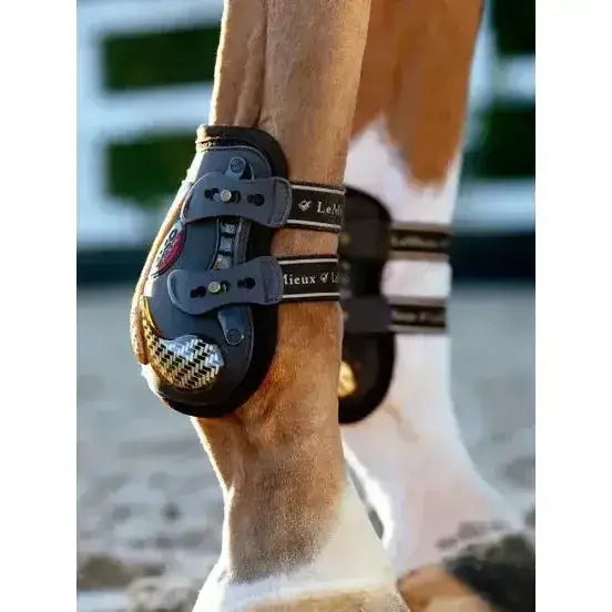 Lemieux Exo-Flex® Ankle Boot Black/Silver-Fetlock Boots-Lemieux-Medium-Black/Silver-Horsey Shopping