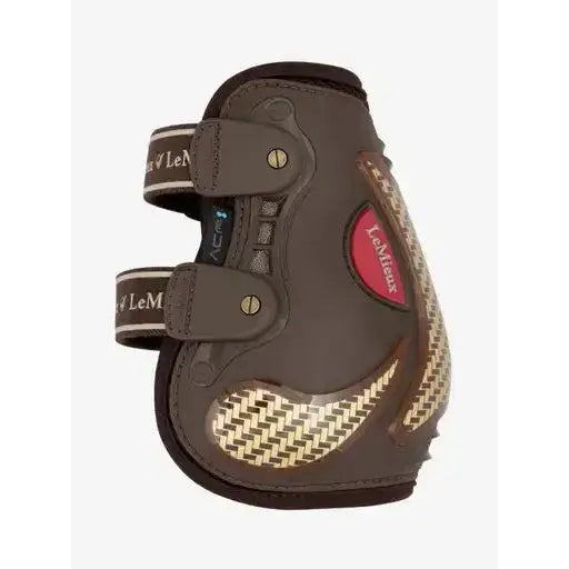 Lemieux Exo-Flex® Ankle Boot Brown/Gold-Fetlock Boots-Lemieux-Medium-Brown/Gold-Horsey Shopping