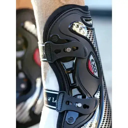 Lemieux Exo-Flex® Tendon Boot Black/Silver-Tendon Boots-Lemieux-Medium-Black/Silver-Horsey Shopping