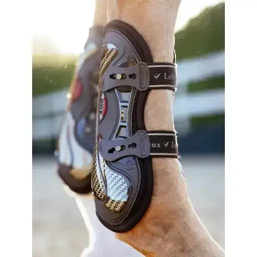 Lemieux Exo-Flex® Tendon Boot Brown/Gold-Tendon Boots-Lemieux-Medium-Brown/Gold-Horsey Shopping