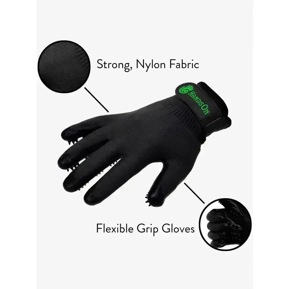 Lemieux Hands On De Shedding Grooming Gloves-Grooming Gloves-Lemieux-X-Small-Horsey Shopping
