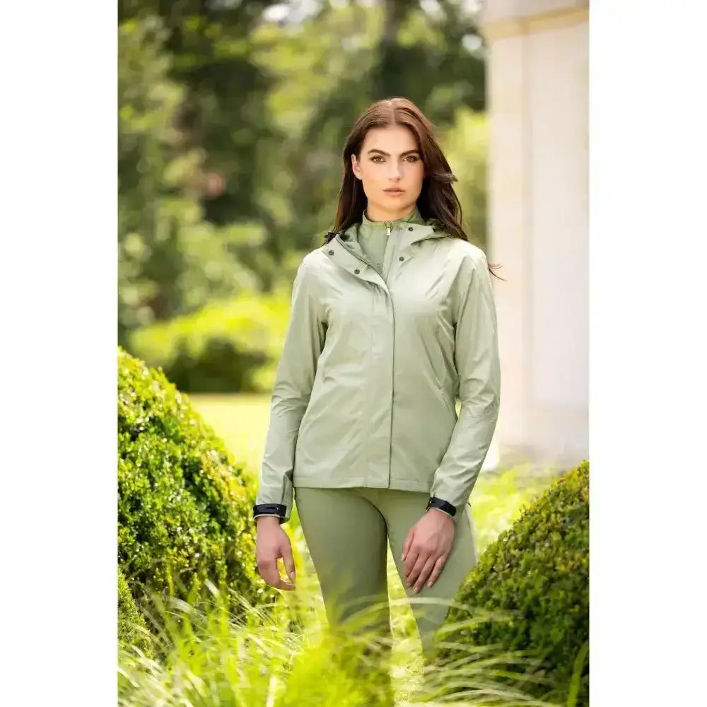 Lemieux Isla Short Waterproof Jacket Fern-Outdoor Coats & Jackets-Lemieux-8-Horsey Shopping