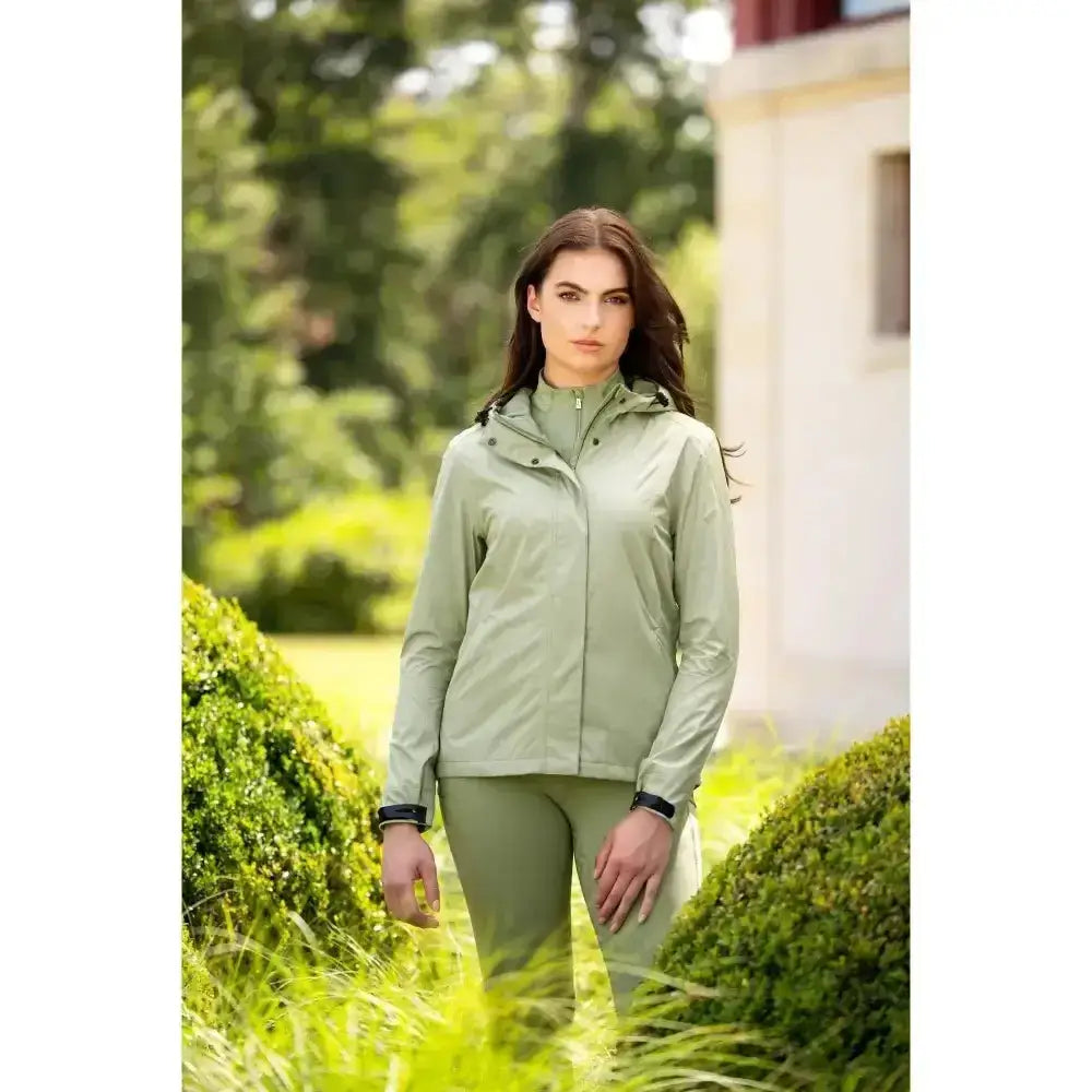 Lemieux Isla Short Waterproof Jacket Fern-Outdoor Coats & Jackets-Lemieux-8-Horsey Shopping