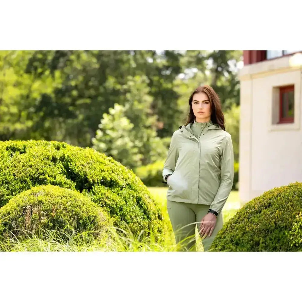 Lemieux Isla Short Waterproof Jacket Fern-Outdoor Coats & Jackets-Lemieux-8-Horsey Shopping
