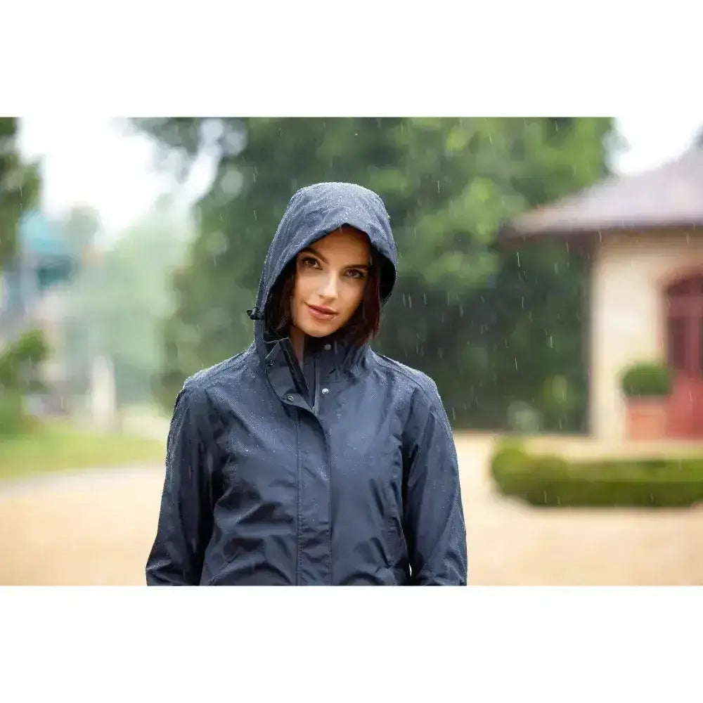 Lemieux Isla Short Waterproof Jacket Navy-Outdoor Coats & Jackets-Lemieux-6-Horsey Shopping