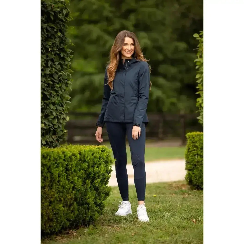 Lemieux Isla Short Waterproof Jacket Navy-Outdoor Coats & Jackets-Lemieux-6-Horsey Shopping