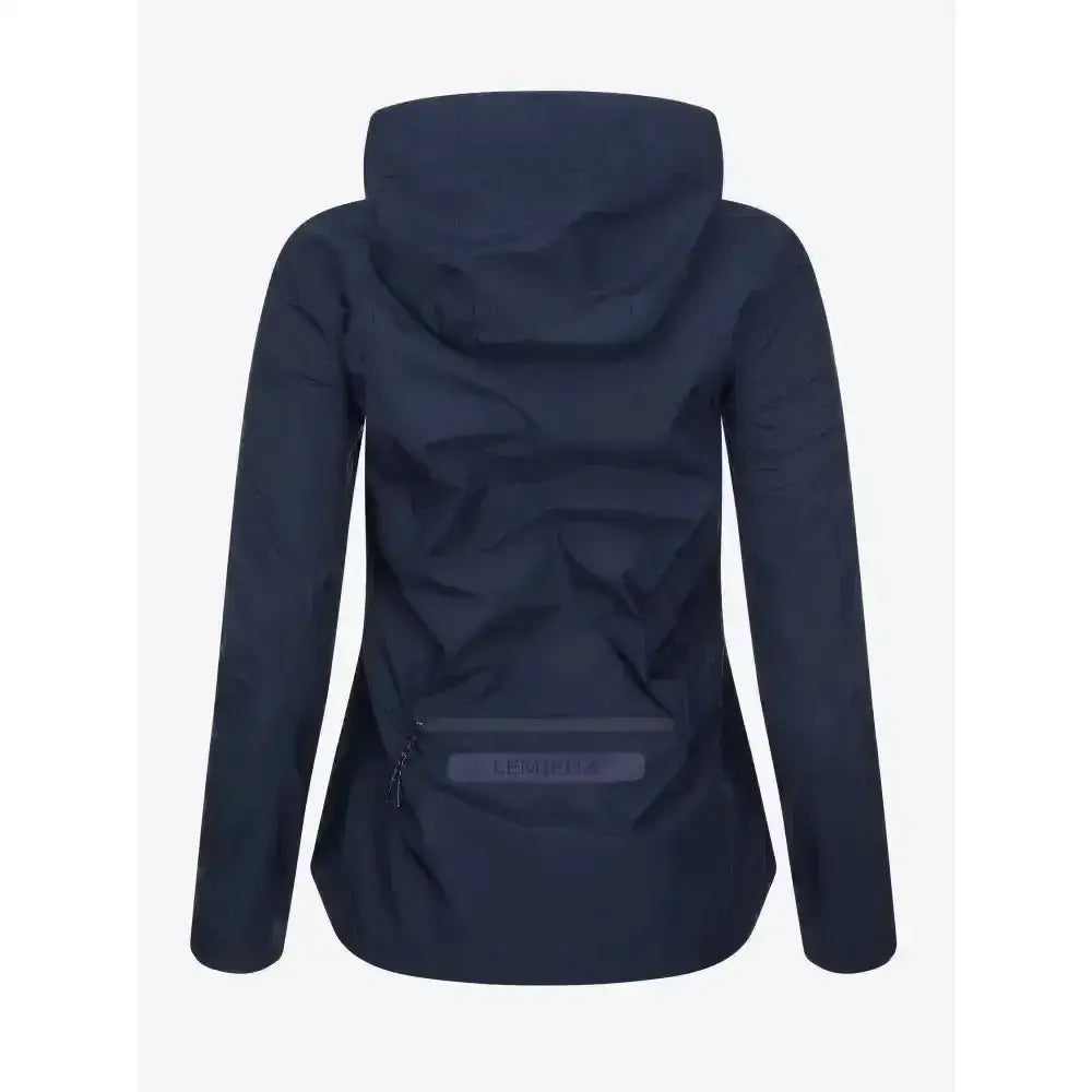 Lemieux Isla Short Waterproof Jacket Navy-Outdoor Coats & Jackets-Lemieux-6-Horsey Shopping