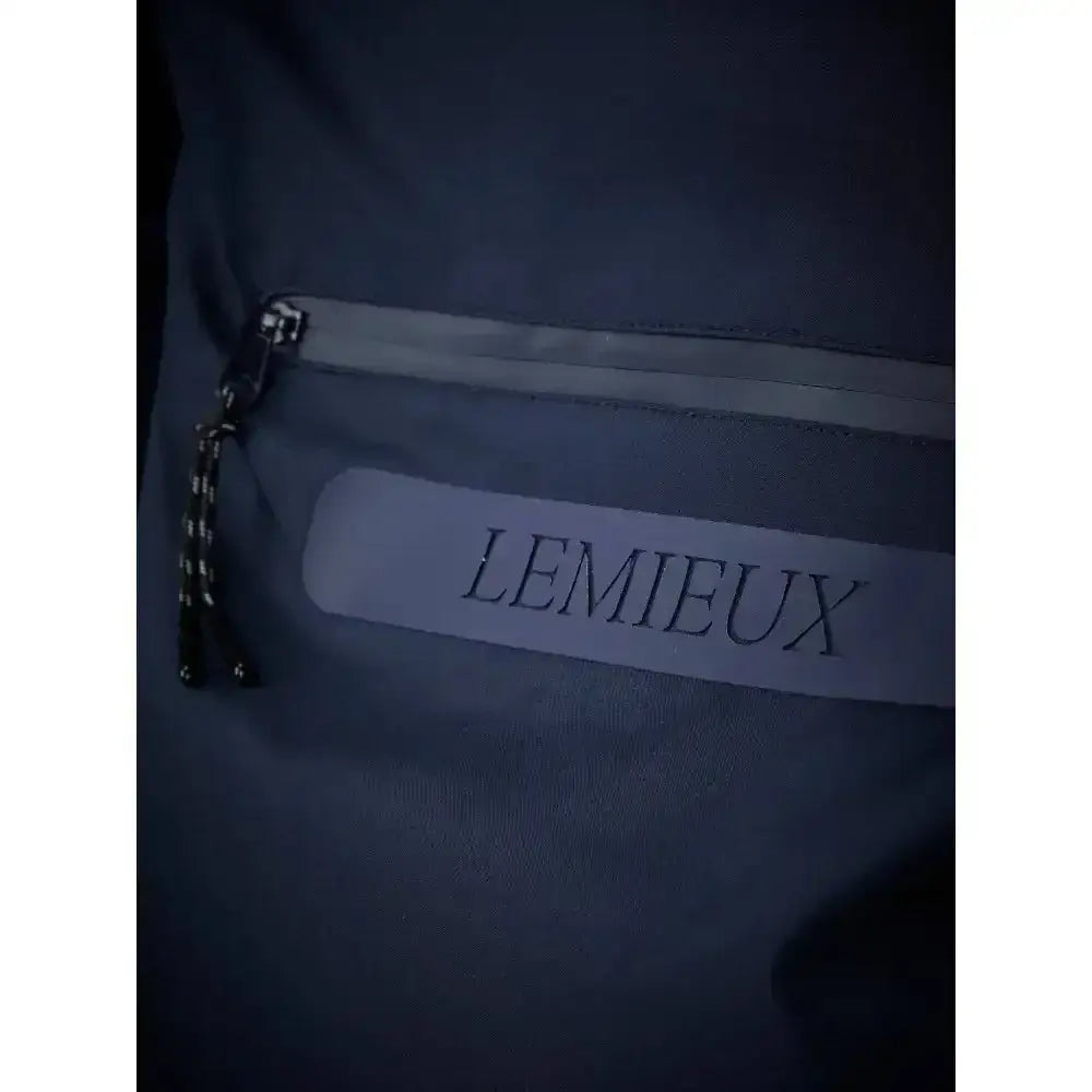 Lemieux Isla Short Waterproof Jacket Navy-Outdoor Coats & Jackets-Lemieux-6-Horsey Shopping