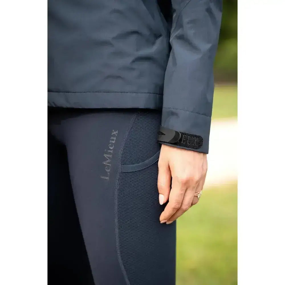 Lemieux Isla Short Waterproof Jacket Navy-Outdoor Coats & Jackets-Lemieux-6-Horsey Shopping