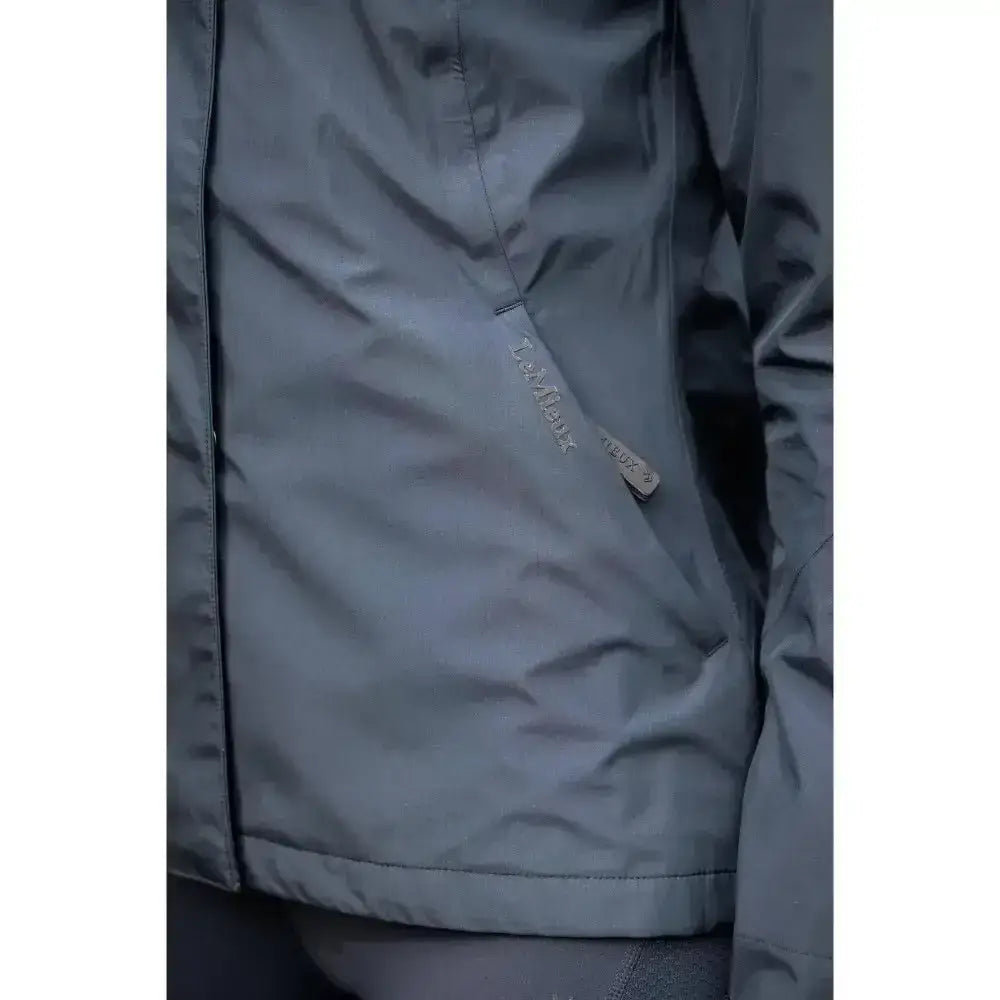 Lemieux Isla Short Waterproof Jacket Navy-Outdoor Coats & Jackets-Lemieux-6-Horsey Shopping