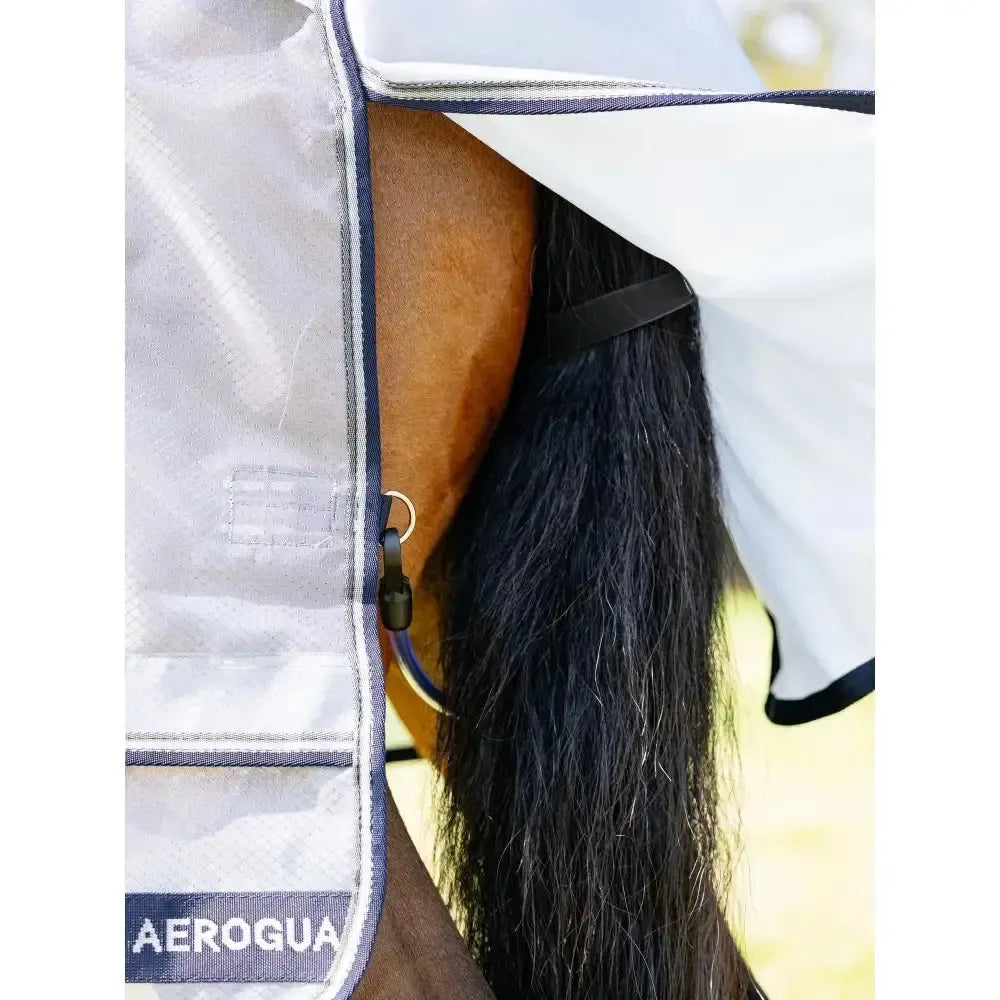 Lemieux Kudos AeroGuard Fly Rug Silver-Fly Rugs-Lemieux-Silver-4'9"-Horsey Shopping
