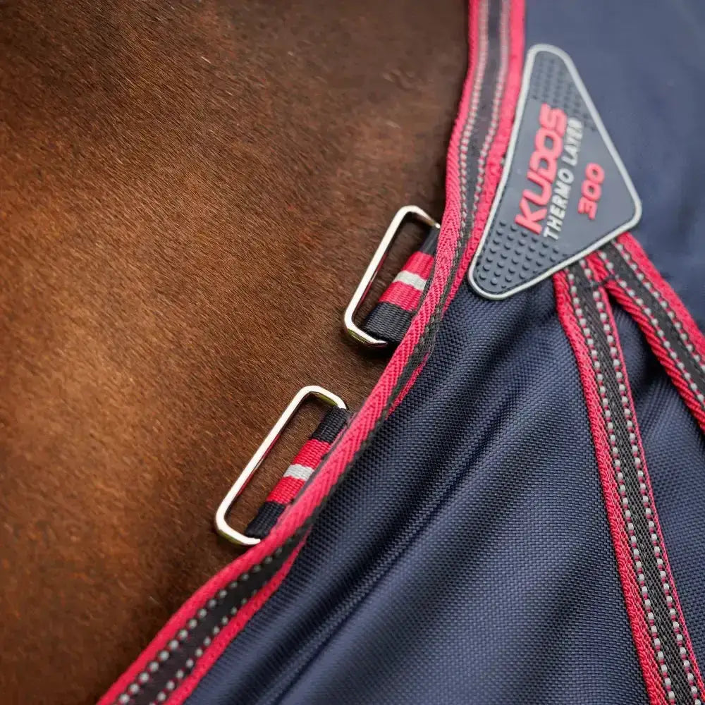 Lemieux Kudos Thermo Layer Turnout Rug 300g Navy-Turnout Rugs-Lemieux-4'9-Horsey Shopping