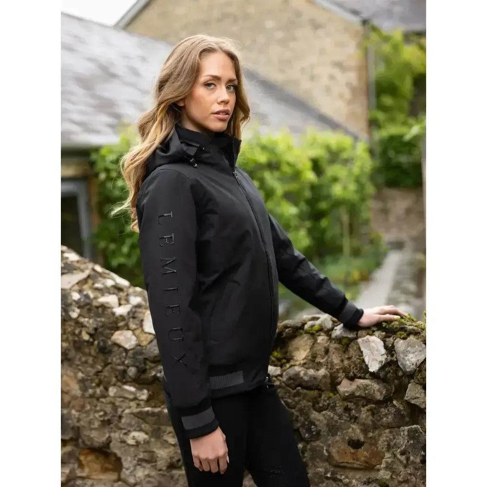 Lemieux Ladies Team Jacket Black-Outdoor Coats & Jackets-LeMieux-Black-UK 6-Horsey Shopping
