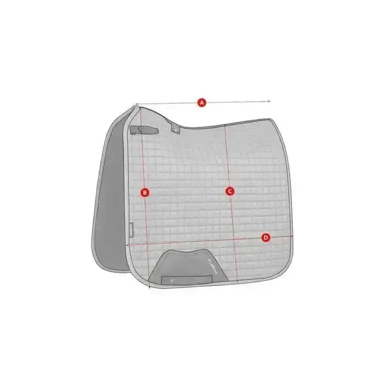 Lemieux Le Cool Grip Dressage Pad Navy-Dressage Saddle Pads-Lemieux-One-Horsey Shopping