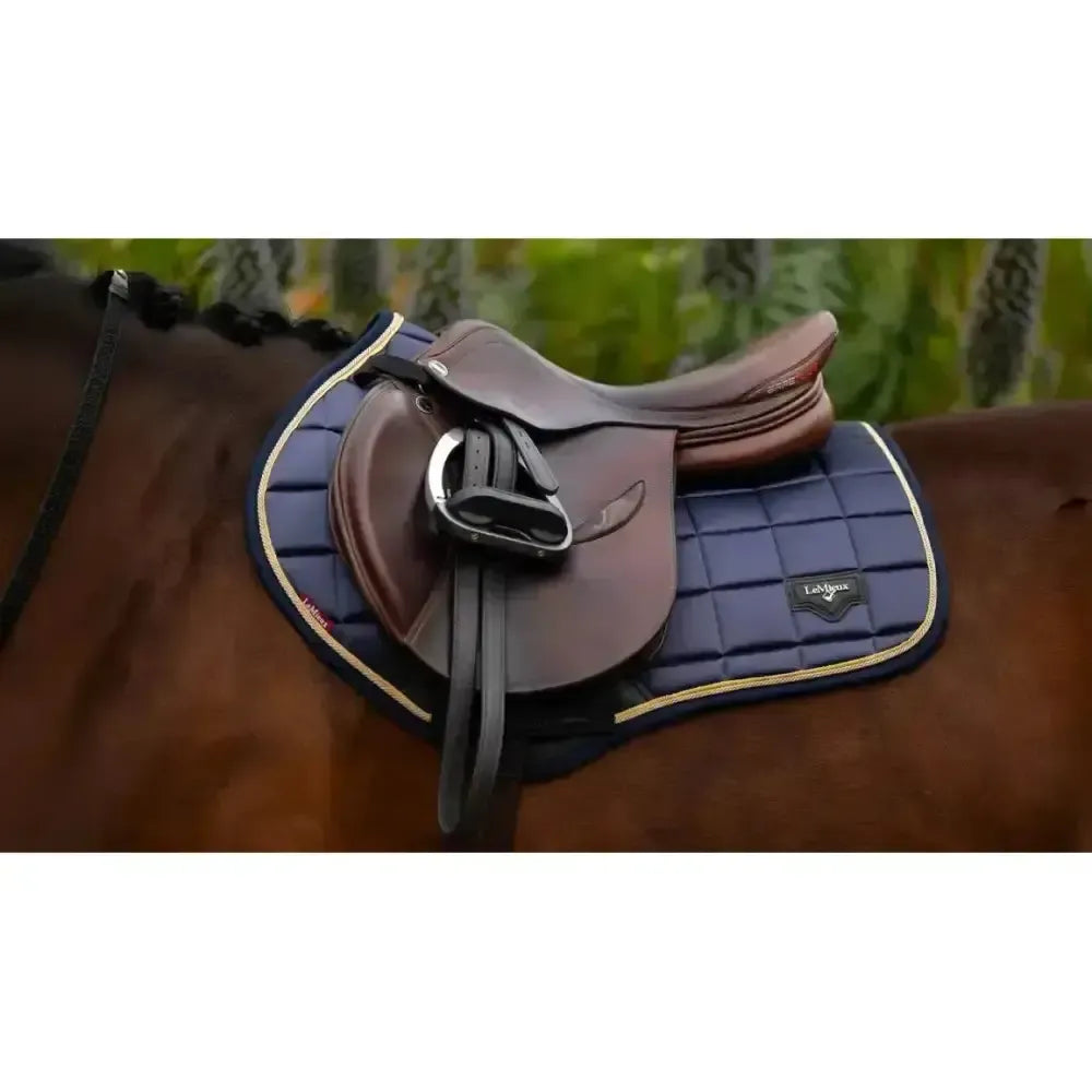 Lemieux Loire Classic Close Contact Square Dusk Blue-Saddle Pads-Lemieux-Dusk Blue-Large-Horsey Shopping