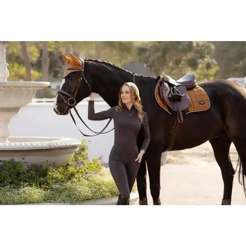 Lemieux Loire Classic Close Contact Square Ginger-Saddle Pads-Lemieux-Small/Medium-Ginger-Horsey Shopping