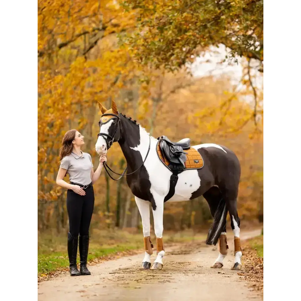 Lemieux Loire Classic Close Contact Square Ginger-Saddle Pads-Lemieux-Small/Medium-Ginger-Horsey Shopping
