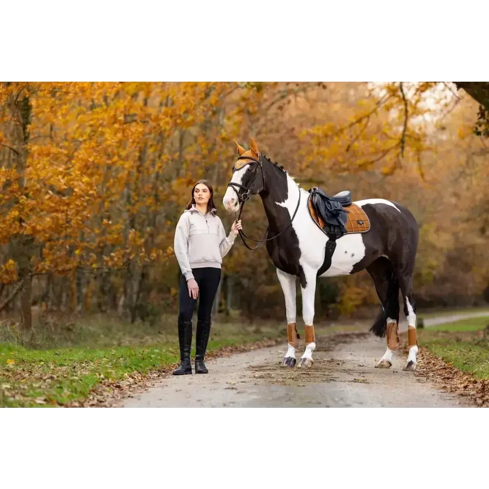 Lemieux Loire Classic Close Contact Square Ginger-Saddle Pads-Lemieux-Small/Medium-Ginger-Horsey Shopping