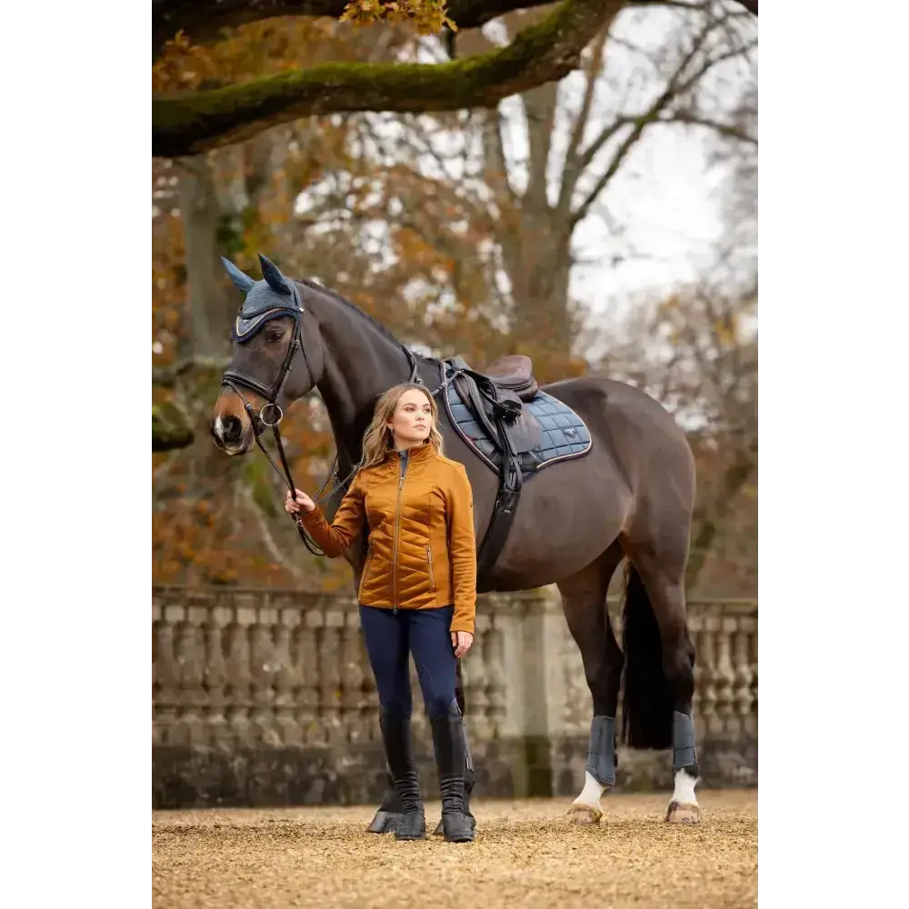 Lemieux Loire Classic Close Contact Square Petrol-Saddle Pads-Lemieux-Small/Medium-Petrol-Horsey Shopping