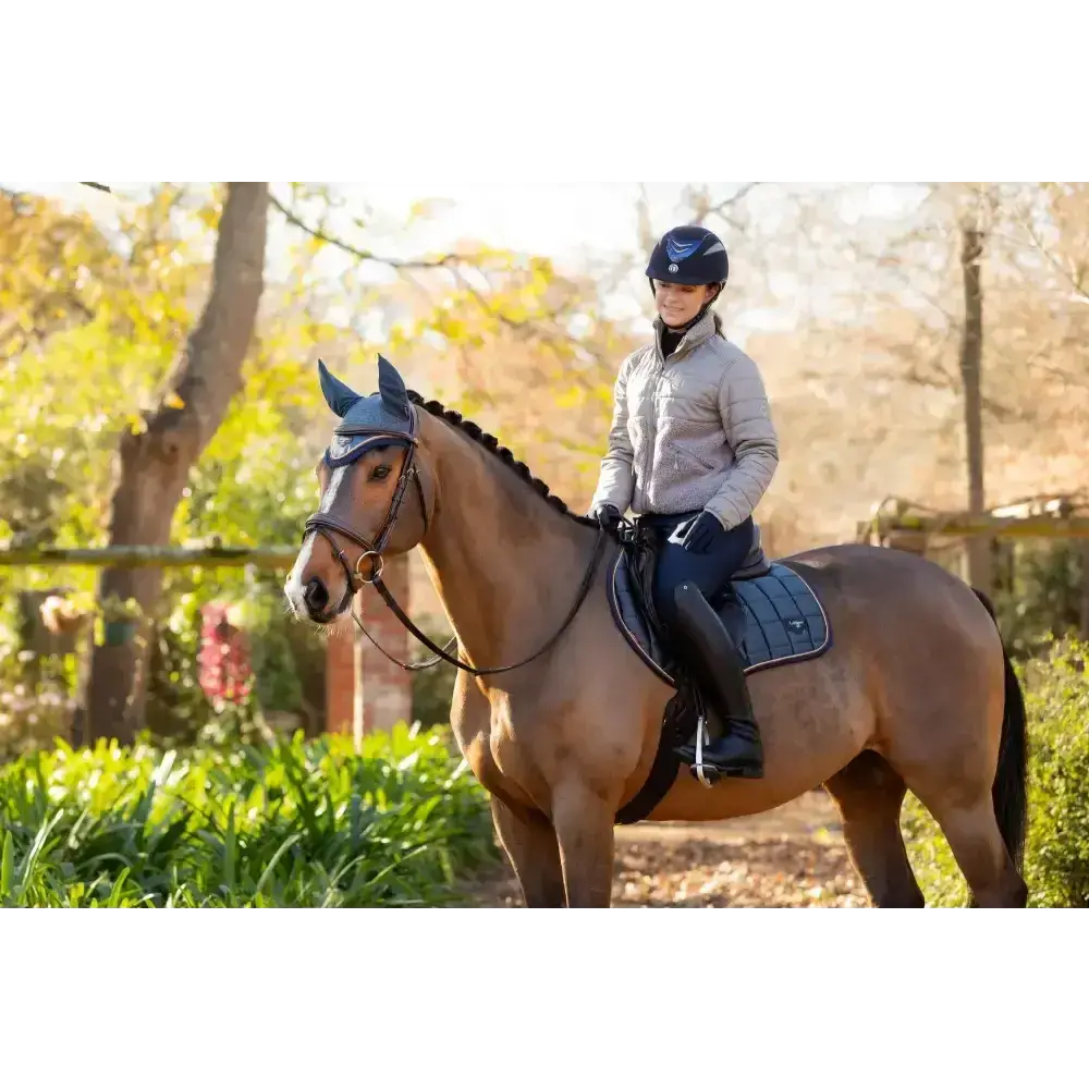 Lemieux Loire Classic Close Contact Square Petrol-Saddle Pads-Lemieux-Small/Medium-Petrol-Horsey Shopping