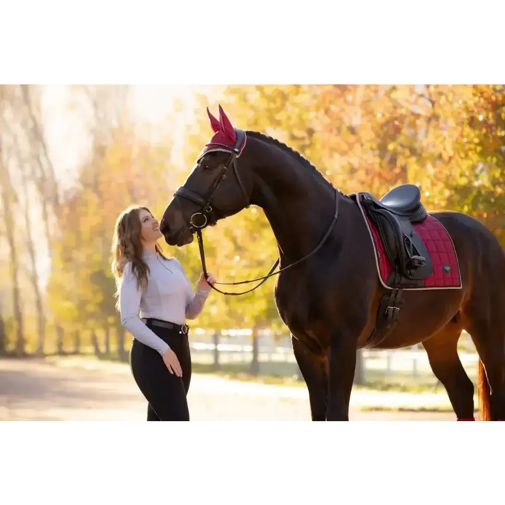 Lemieux Loire Classic Dressage Square Ember-Dressage Saddle Pads-Lemieux-Small/Medium-Ember-Horsey Shopping