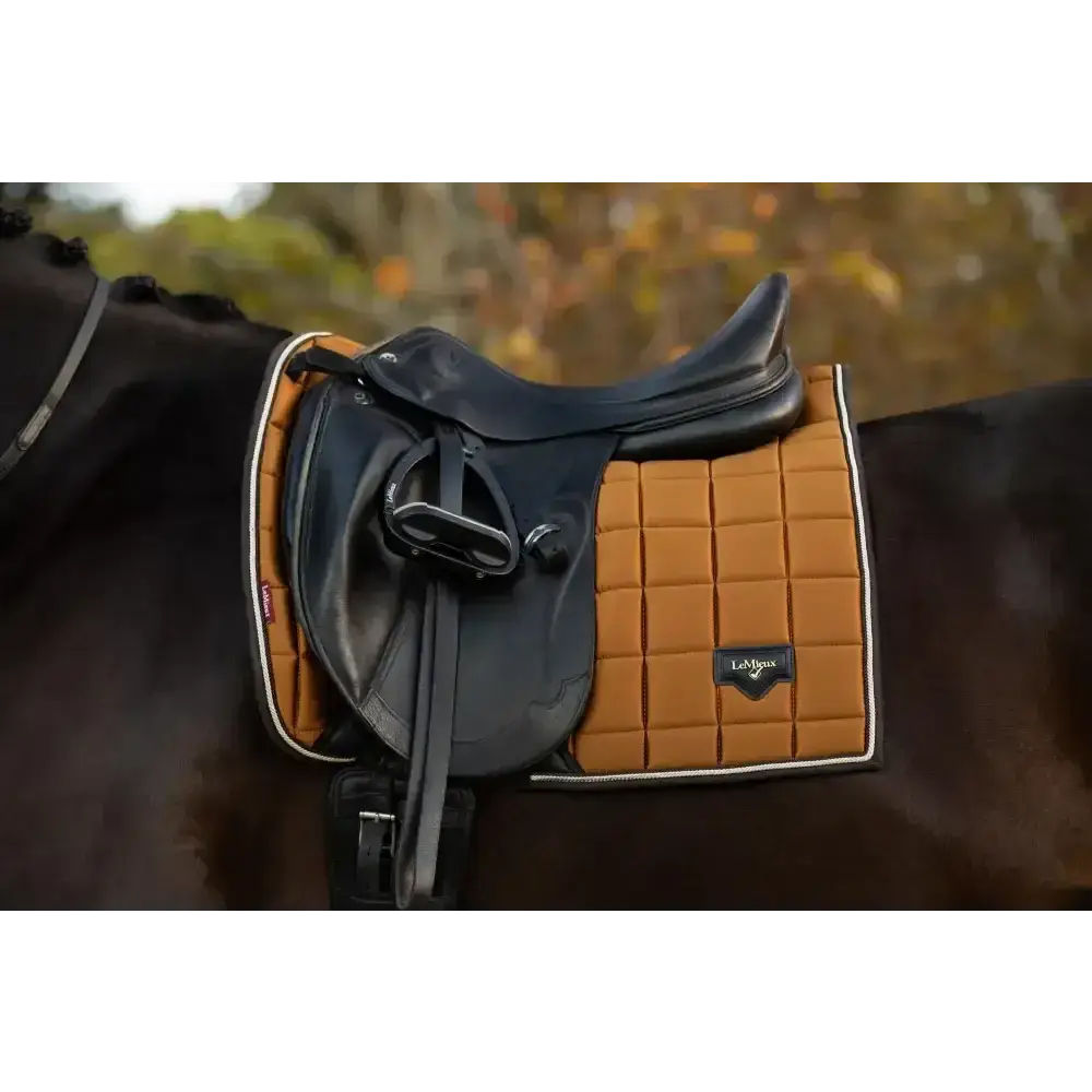 Lemieux Loire Classic Dressage Square Ginger-Dressage Saddle Pads-Lemieux-Small/Medium-Ginger-Horsey Shopping